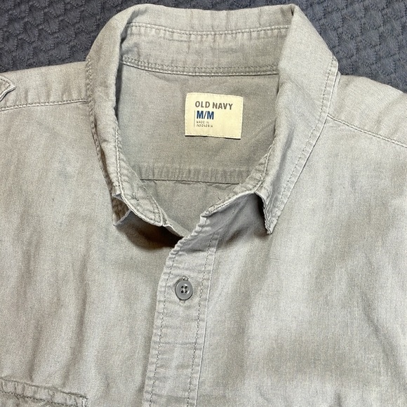 Men’s med linen blend SS - Picture 2 of 5